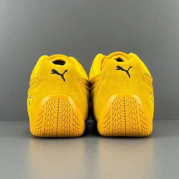 PUMA Scuderia Ferrari Suede Sneakers Yellow Men - Picture 7 of 12